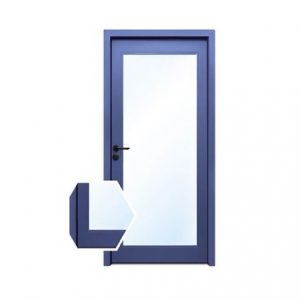 FRAMED GLASS STEEL DOORS