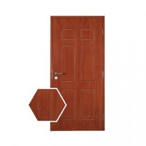 SIX PANEL EMBOSSED WOOD GRAIN FINISH DOORS
